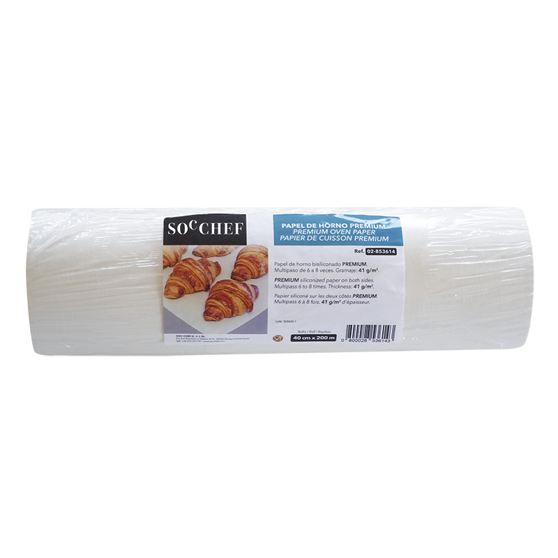 PAPEL DE HORNO PREMIUM EN ROLLO 41g 40cmx200m